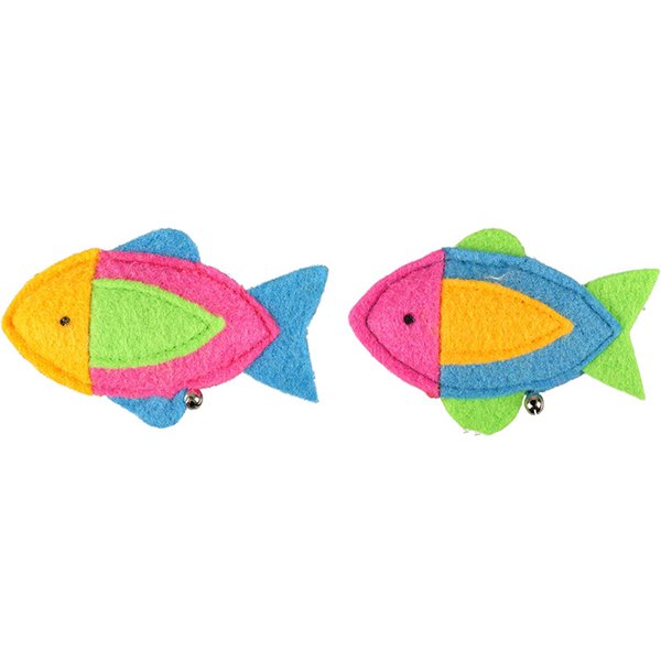 Flamingo Vıny Zilli Balık ve Top | Kedi Fare Oyuncak