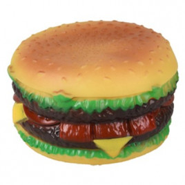 Vinyıl Hamburger Oyuncak | Köpek Çiğneme Vinyıl Hamburger Oyuncak | Köpek Çiğneme