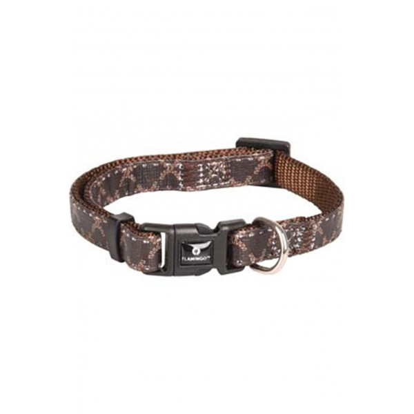 Flamingo 20-35 Cm Odin Boyun Tasması Kahverengi | Köpek Boyun Tasması