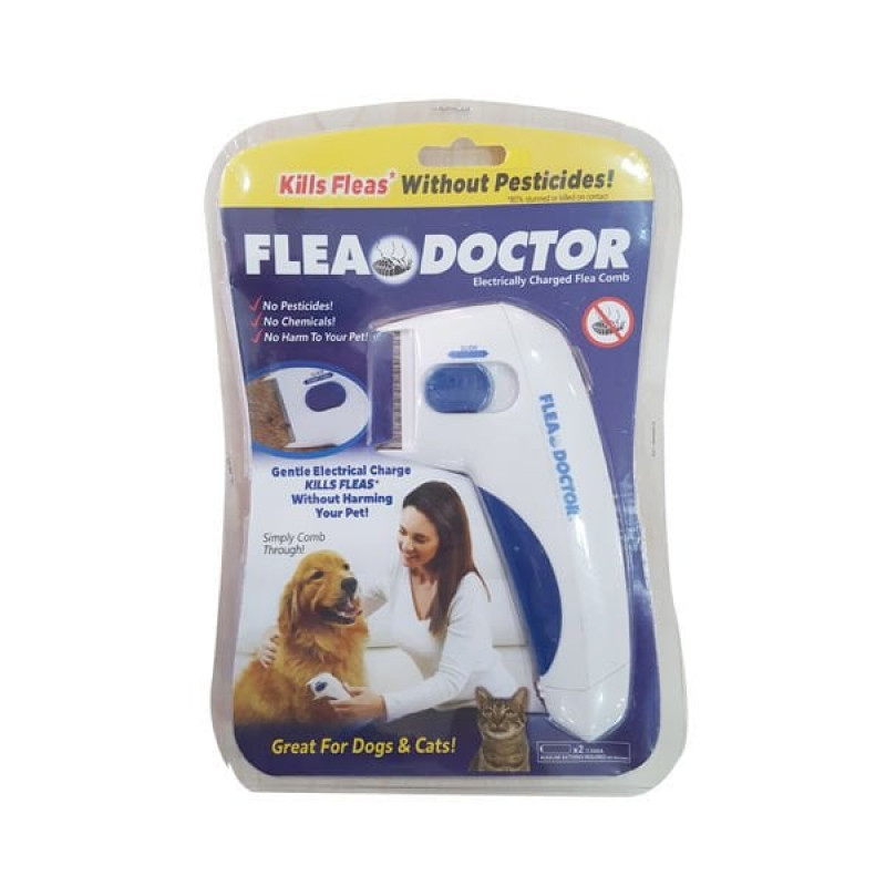 Flea Doctor Pilli Pire Tarağı Beyaz | Kedi Pire Ve Kene Ürünü Flea Doctor Pilli Pire Tarağı Beyaz | Kedi Pire Ve Kene Ürünü