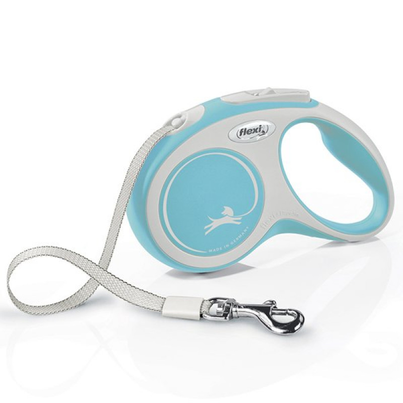 Flexi 5M New Comfort Şerit Otomatik (S) Açık Mavi | Köpek Gezdirme Tasması Flexi 5M New Comfort Şerit Otomatik (S) Açık Mavi | Köpek Gezdirme Tasması