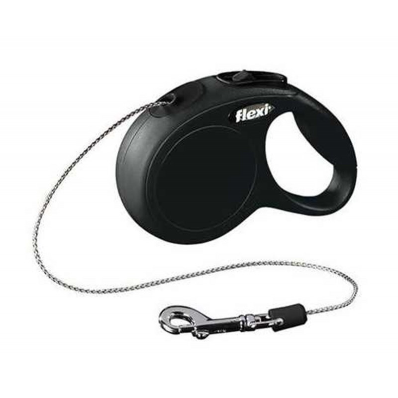 Flexi New Classic S Otomatik İp Tasma Siyah 5 Mt | Otomatik Köpek Tasması Flexi New Classic S Otomatik İp Tasma Siyah 5 Mt | Otomatik Köpek Tasması