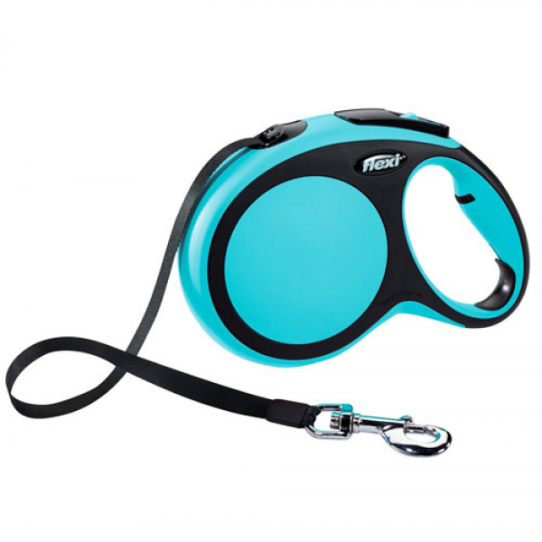 Flexi New Comfort 5M Şerit M Mavi | Otomatik Köpek Tasması