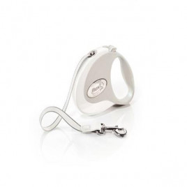 Style 3MT Şerit Otomatik Small Beyaz | Köpek Gezdirme Tasması