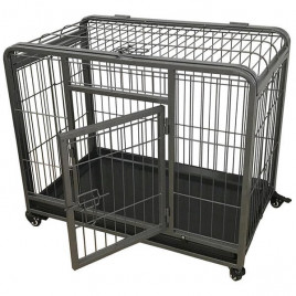 123x75x81h Cm Tekerlekli Kafes Siyah | Köpek Taşıma Çantası Ve Kafes 123x75x81h Cm Tekerlekli Kafes Siyah | Köpek Taşıma Çantası Ve Kafes