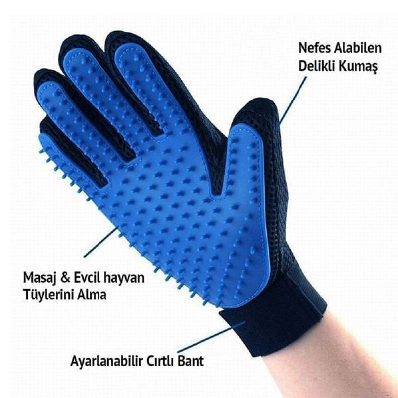 Flip 5'li Tüy Toplama Eldiveni | Köpek Tüy Eldiveni