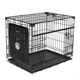 91x61x69h Cm Katlanır Kapılı Kafes Siyah | Köpek Taşıma Çantası Ve Kafes 91x61x69h Cm Katlanır Kapılı Kafes Siyah | Köpek Taşıma Çantası Ve Kafes