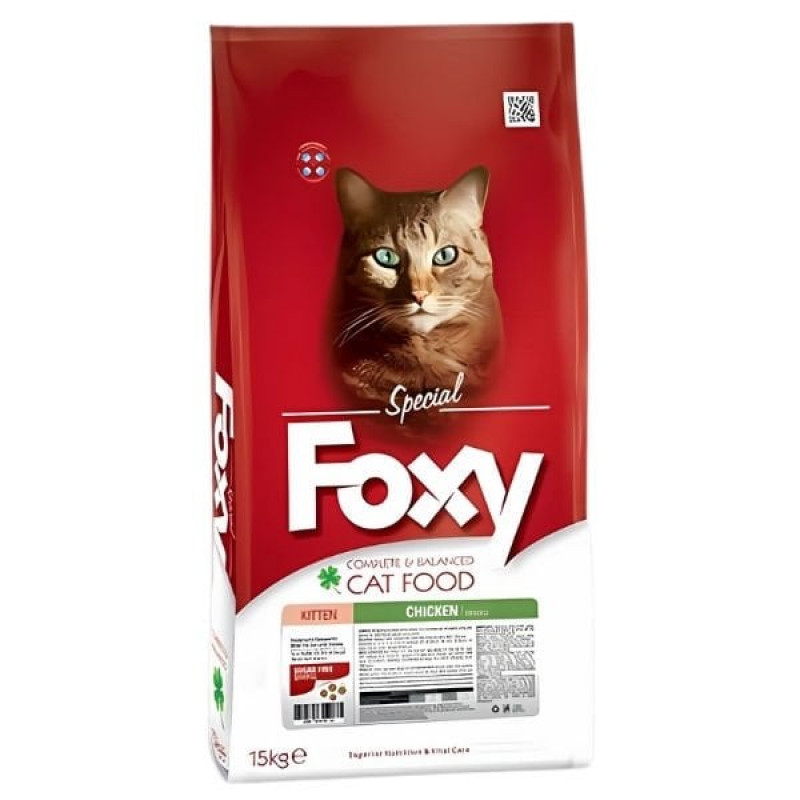 Foxy 15 Kg Kitten Tavuklu Yavru Kedi Maması | Yavru Kedi Kuru Maması Foxy 15 Kg Kitten Tavuklu Yavru Kedi Maması | Yavru Kedi Kuru Maması
