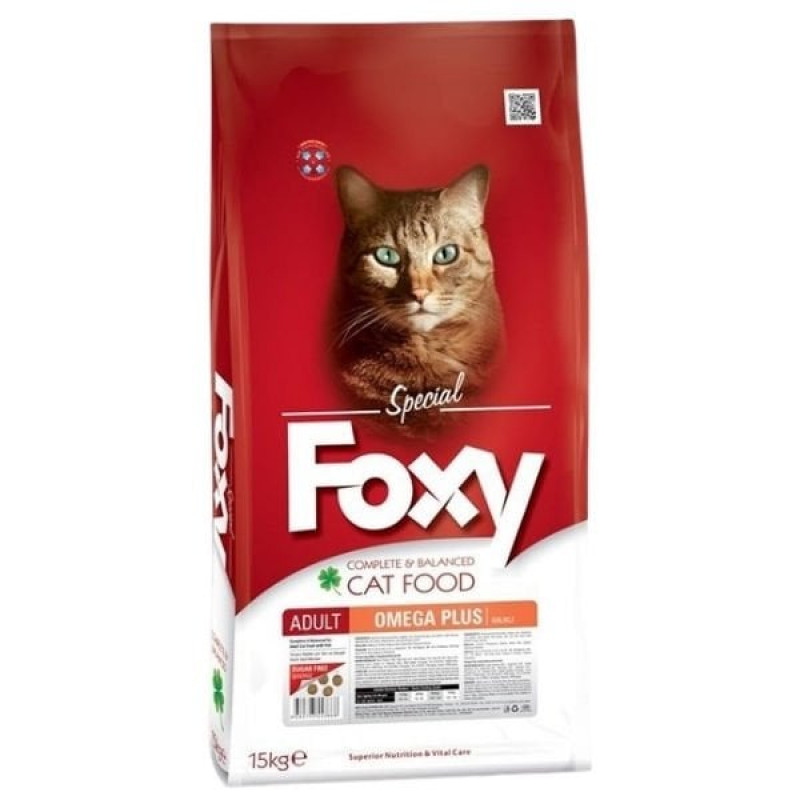 Foxy 15 KgOmega Plus Balıklı Yetişkin Kedi Maması | Yetişkin Kuru Kedi Maması Foxy 15 KgOmega Plus Balıklı Yetişkin Kedi Maması | Yetişkin Kuru Kedi Maması