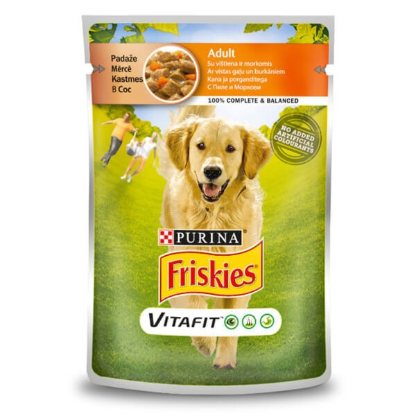 Friskies 100 Gr Adult Tavuklu Pouch | Yetişkin Köpek Konserve Maması