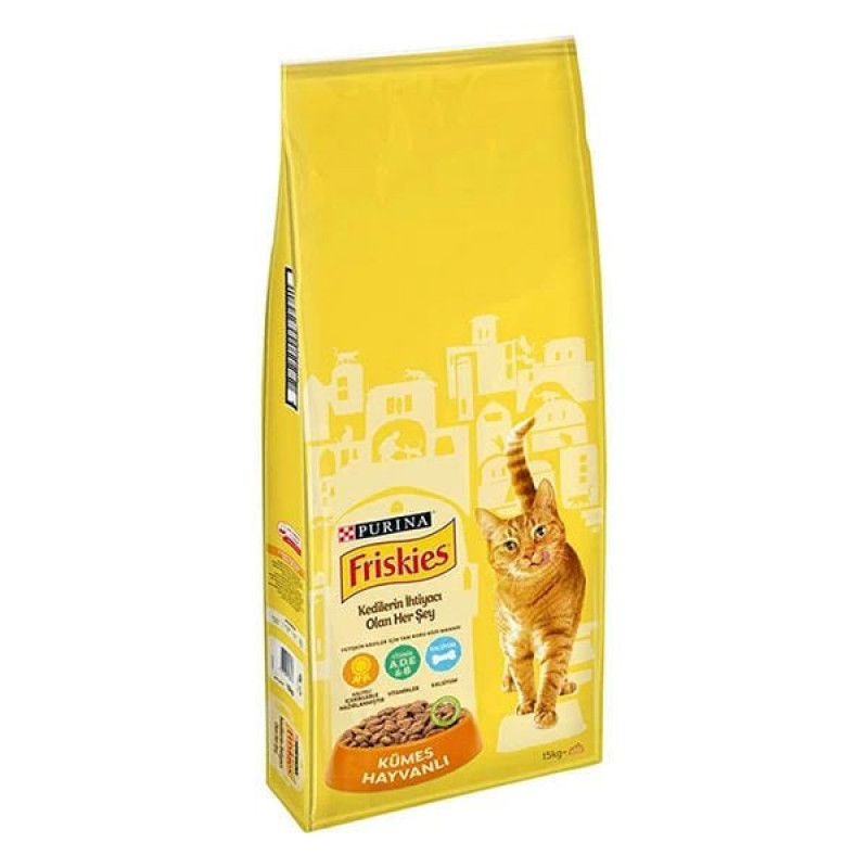 Friskies 15 Kg Kümes Hayvanı | Yetişkin Kuru Kedi Maması Friskies 15 Kg Kümes Hayvanı | Yetişkin Kuru Kedi Maması