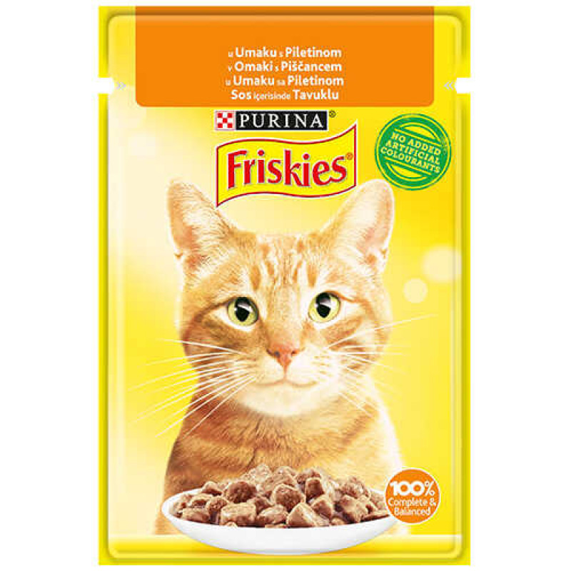Friskies 26 Adet Chicken Chunks in Gravy 85 Gr | Yetişkin Kedi Maması Friskies 26 Adet Chicken Chunks in Gravy 85 Gr | Yetişkin Kedi Maması