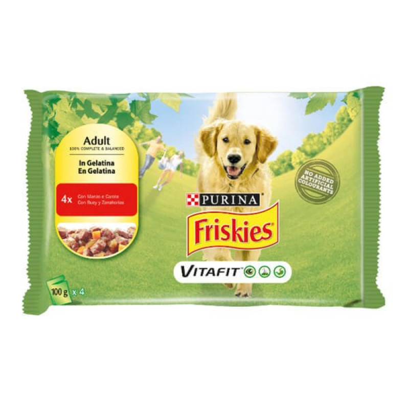 Friskies 4 Adet Adult Biftekli Pouch 100 Gr | Yetişkin Köpek Konserve Maması Friskies 4 Adet Adult Biftekli Pouch 100 Gr | Yetişkin Köpek Konserve Maması