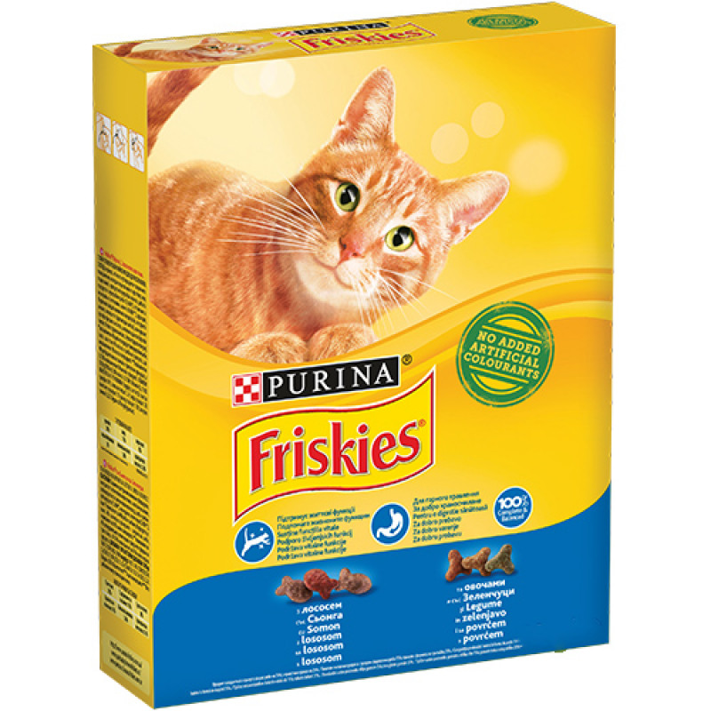 Friskies 300 Gr Salmon & Vegetable | Somonlu Kedi Kuru Maması Friskies 300 Gr Salmon & Vegetable | Somonlu Kedi Kuru Maması