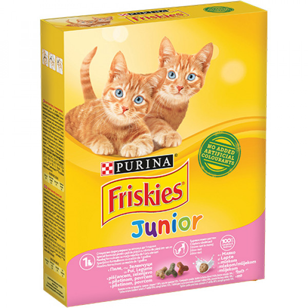 Friskies 300 Gr Junior Chicken & Milk & Vegetables | Yavru Kedi Kuru Maması