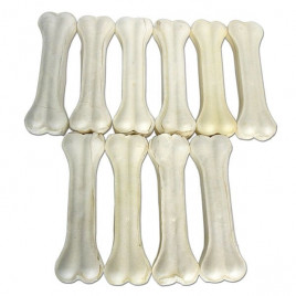 Garden Mix 10 Adet Sütlü Deri Kemik 16 Cm | Köpek Kemik Ödül Maması