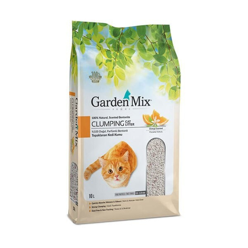 Garden Mix 10 Lt İnce Taneli Kum Portakal | Doğal Kedi Kumu Garden Mix 10 Lt İnce Taneli Kum Portakal | Doğal Kedi Kumu