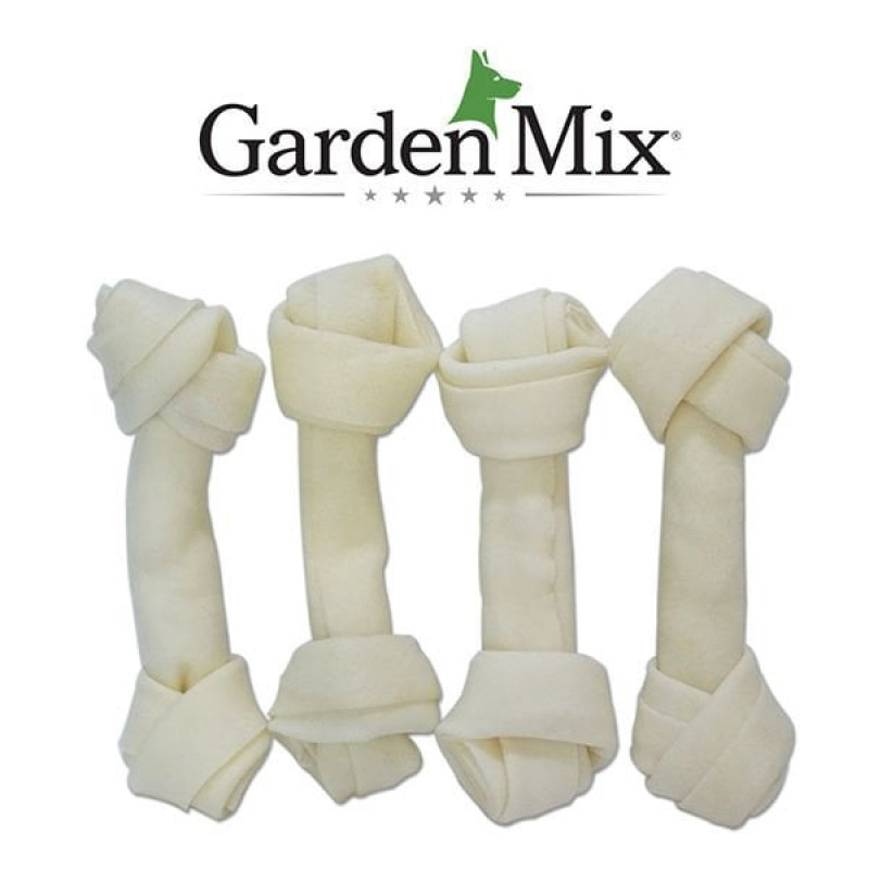 Garden Mix 4x5x5,5 Cm Beyaz Düğümlü Kemik | Düğümlü Köpek Çiğneme Kemiği Garden Mix 4x5x5,5 Cm Beyaz Düğümlü Kemik | Düğümlü Köpek Çiğneme Kemiği