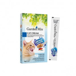 Garden Mix 5 Adet Cat Cream Taurin ve Tavuk 15 Gr | Kedi Sıvı Ödül Maması Garden Mix 5 Adet Cat Cream Taurin ve Tavuk 15 Gr | Kedi Sıvı Ödül Maması