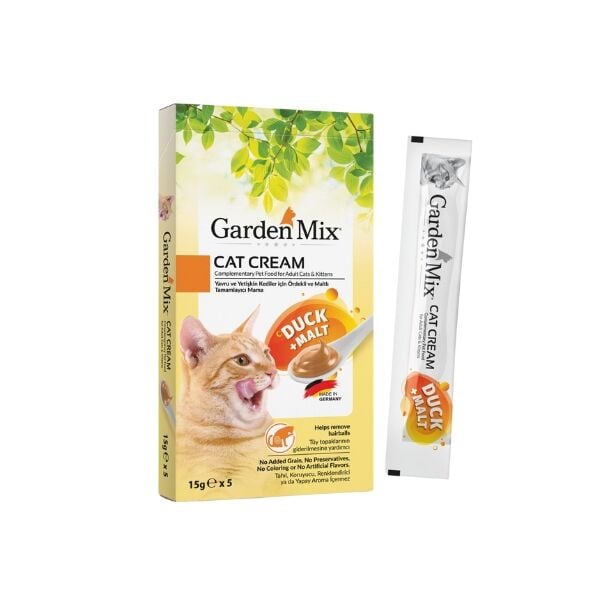 Garden Mix 5'li Malt ve Ördekli Sıvı 15 Gr | Kedi Sıvı Ödül Maması