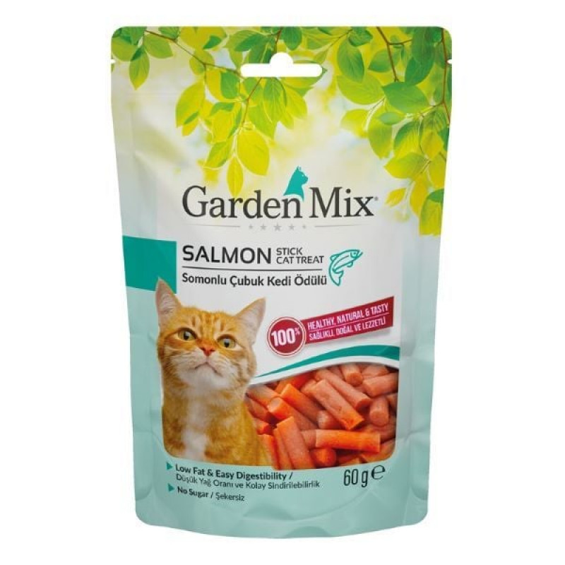 Garden Mix 60 Gr Stick Somon | Stick Kedi Ödül Maması Garden Mix 60 Gr Stick Somon | Stick Kedi Ödül Maması