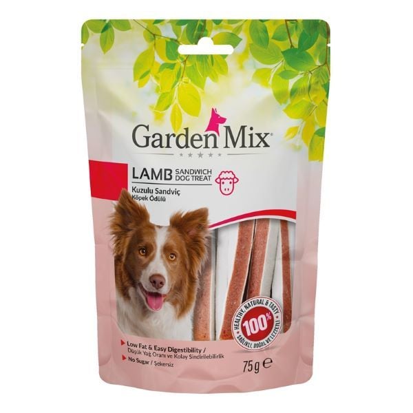 Garden Mix 75 Gr Sandviç Kuzu | Köpek Atıştırmalık Ödül Maması