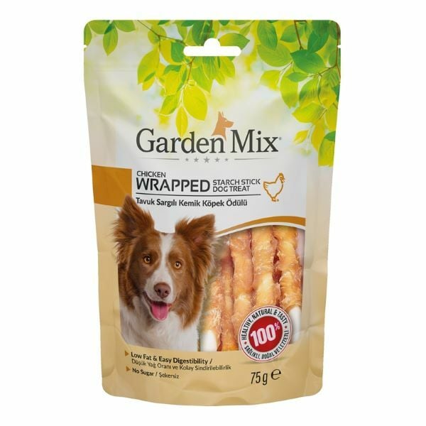 Garden Mix 75 Gr Sargılı Kemik Tavuk | Köpek Kemik Ödül Maması