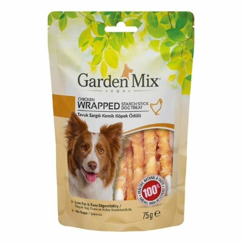 Garden Mix 75 Gr Sargılı Kemik Tavuk | Köpek Kemik Ödül Maması Garden Mix 75 Gr Sargılı Kemik Tavuk | Köpek Kemik Ödül Maması
