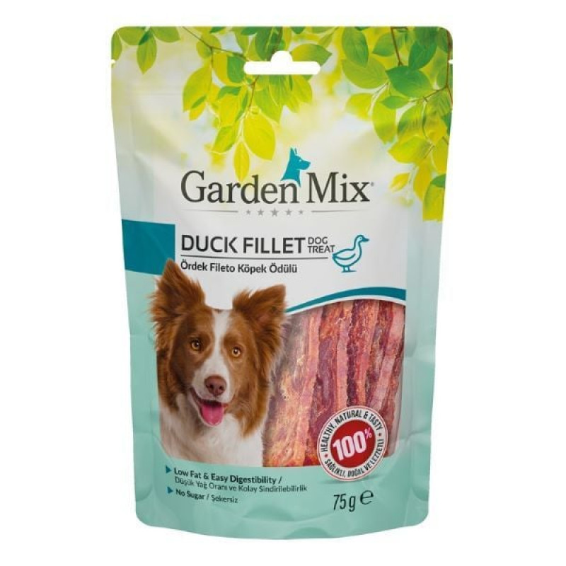 Garden Mix 75 Gr Ördek Fileto | Köpek Atıştırmalık Ödül Maması Garden Mix 75 Gr Ördek Fileto | Köpek Atıştırmalık Ödül Maması