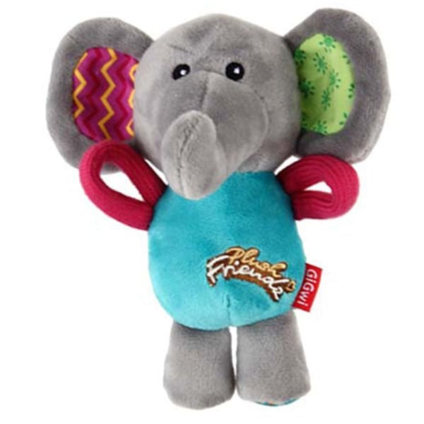 Gigwi Plush Friendz Sesli Peluş Fil | Sesli Köpek Oyuncağı