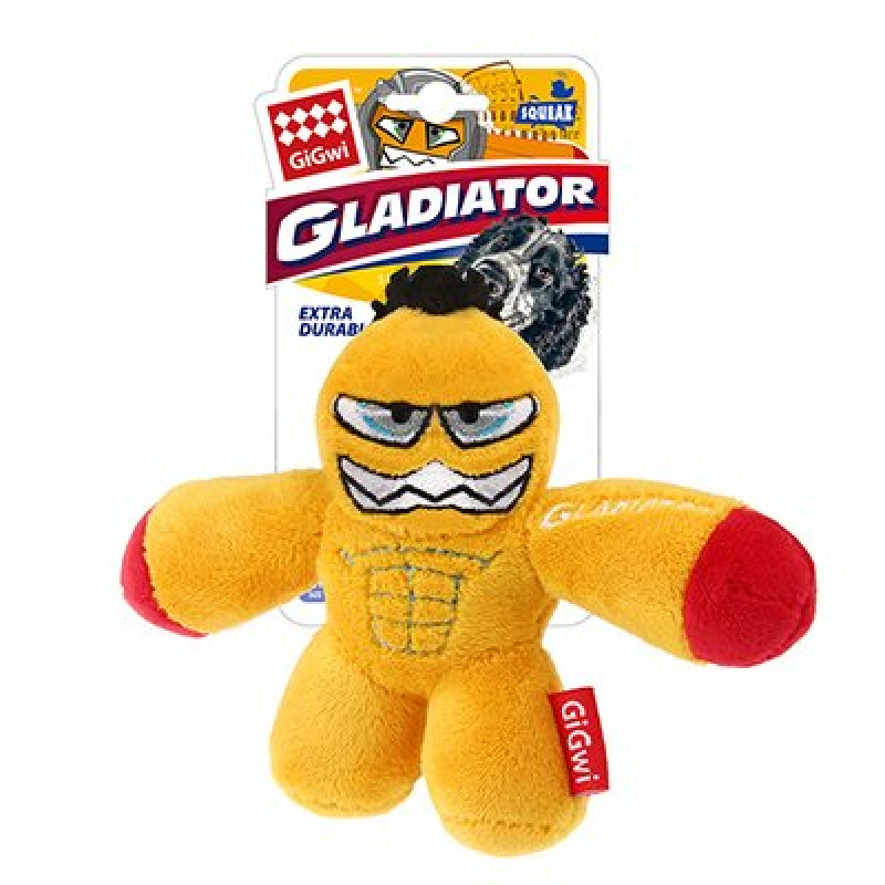 Gigwi Small Sesli Gladiator Peluş Oyuncak Sarı | Kumaş Ve Peluş Köpek Oyuncağı Gigwi Small Sesli Gladiator Peluş Oyuncak Sarı | Kumaş Ve Peluş Köpek Oyuncağı