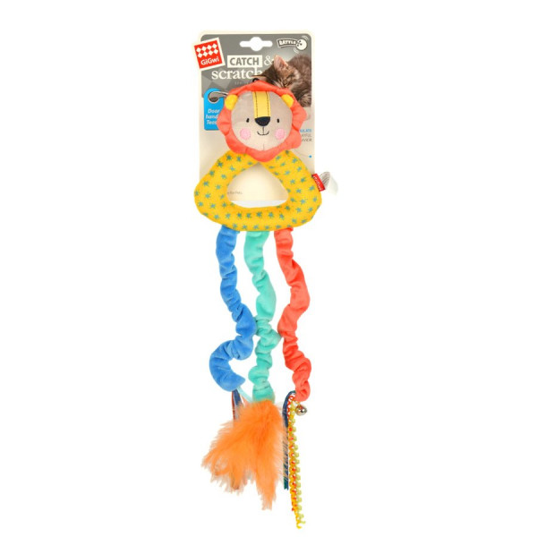 Gigwi Teaser Aslan Şekilli Renkli Kapı Oltası | Kedi Oltası