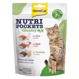 GimCat 150 Gr Nutri Pockets Country Mix | Kedi Bisküvi Ödül Maması GimCat 150 Gr Nutri Pockets Country Mix | Kedi Bisküvi Ödül Maması