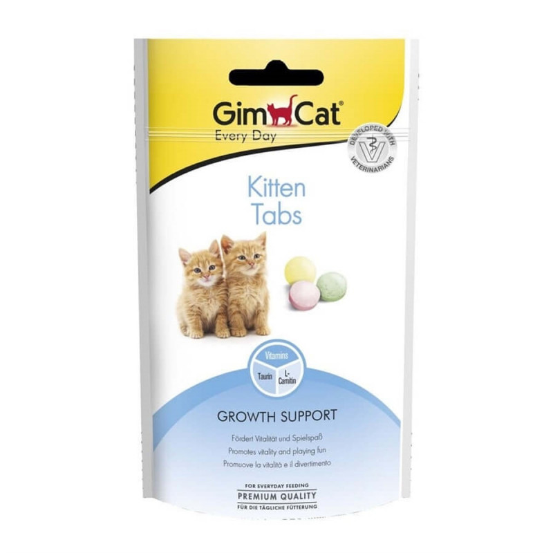 GimCat 40 Gr Everyday Kitten Tabs | Kedi Vitamini GimCat 40 Gr Everyday Kitten Tabs | Kedi Vitamini
