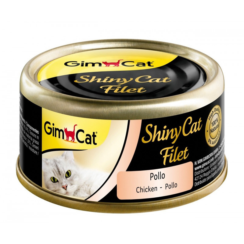 Gimcat 70 Gr Shinycat Kıyılmış Fileto Tavuklu Yetişkin Gimcat 70 Gr Shinycat Kıyılmış Fileto Tavuklu Yetişkin