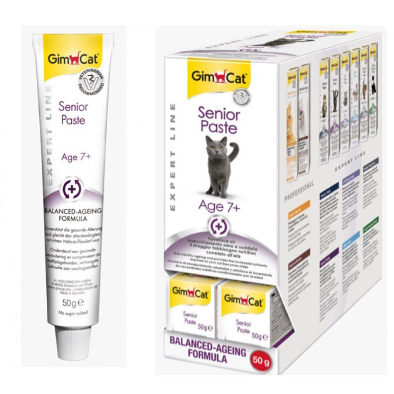 Gimcat Expert Line 50 Gr Senior Paste | Kedi Vitamini