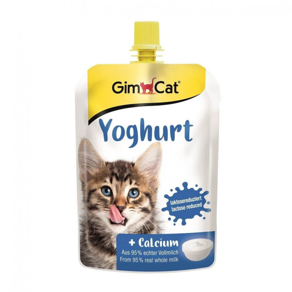 Gimcat 150 Gr Kalsiyumlu Yoğurt | Kedi Sıvı Ödül Maması