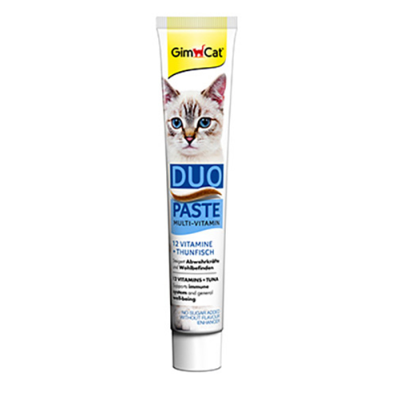GimCat 50 Gr Multi-Vitamin Duo-Paste Tuna + 12 Vitamin | Kedi Vitamini