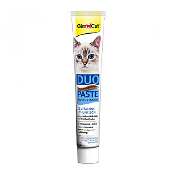GimCat 50 Gr Multi-Vitamin Duo-Paste Tuna + 12 Vitamin | Kedi Vitamini