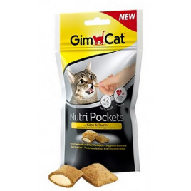GimCat 60 Gr Nutri Pockets Cheese & Taurine | Kedi Bisküvi Ödül Maması GimCat 60 Gr Nutri Pockets Cheese & Taurine | Kedi Bisküvi Ödül Maması