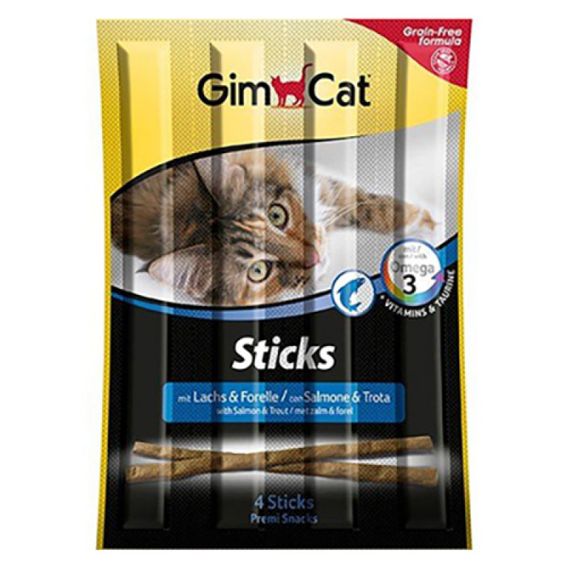Gimcat 20 Gr Sticks Salmon & Trout | Stick Kedi Ödül Maması