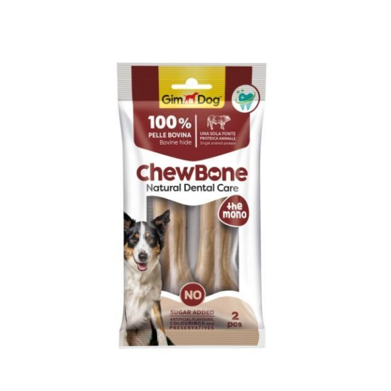 GimDog 120 Gr ChewBone Natural Dental Care The Mono 14 Cm | Köpek Press Çiğneme Kemiği GimDog 120 Gr ChewBone Natural Dental Care The Mono 14 Cm | Köpek Press Çiğneme Kemiği