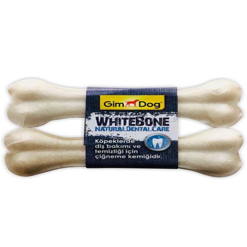 Gimdog 2'li Mordimi Chew Bone Natural Dental Care White 5,5'' 14 Cm | Köpek Kemik Ödül Maması Gimdog 2'li Mordimi Chew Bone Natural Dental Care White 5,5'' 14 Cm | Köpek Kemik Ödül Maması