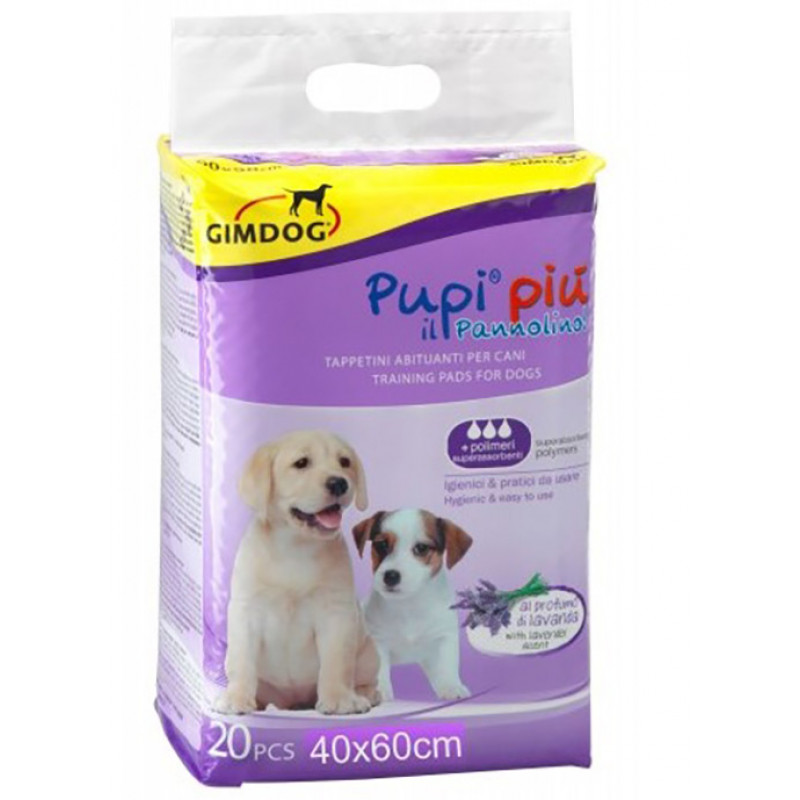 Gimdog 20'li Pupi Piu Training Pads 40X60 Cm | Köpek Külodu Ve Pedi Gimdog 20'li Pupi Piu Training Pads 40X60 Cm | Köpek Külodu Ve Pedi