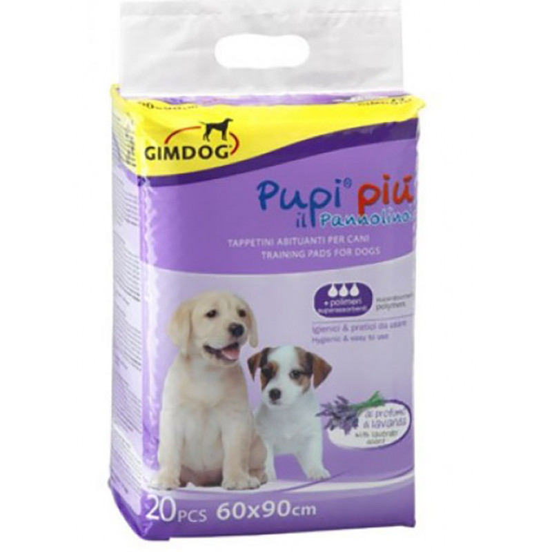 Gimdog 20'li Pupi Piu Training Pads 60x90 Cm | Köpek Külodu Ve Pedi Gimdog 20'li Pupi Piu Training Pads 60x90 Cm | Köpek Külodu Ve Pedi