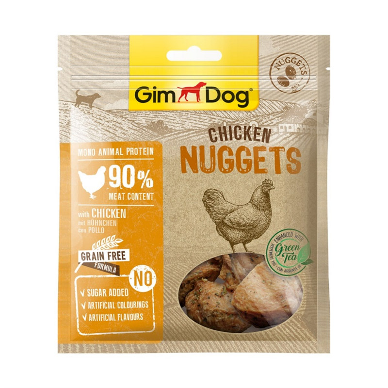 Gimdog 55 Gr Nuggets Chicken with Green Tea | Köpek Atıştırmalık Ödül Maması Gimdog 55 Gr Nuggets Chicken with Green Tea | Köpek Atıştırmalık Ödül Maması