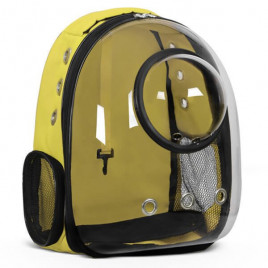 42x22x33 Cm Fanuslu Astronot Taşıma Çantası Sarı | Kedi Taşıma Çantası 42x22x33 Cm Fanuslu Astronot Taşıma Çantası Sarı | Kedi Taşıma Çantası