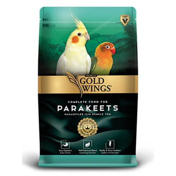 Gold Wings Premium 1 Kg Paraket Yemi | Kuş Yemi