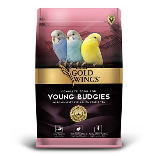 Gold Wings Premium 1 Kg Yavru Muhabbet Kuşu Yemi | Yavru Kuş Yemi