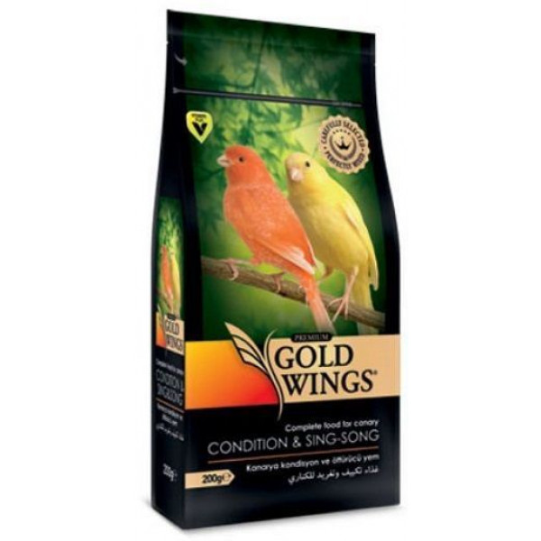 Gold Wings Premium 200 Gr Kanarya Kondisyon Öttürücü | Kuş Yemi